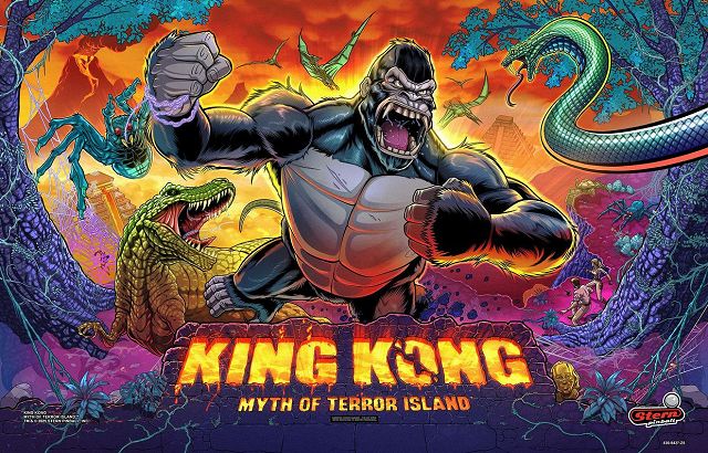 King Kong: Myth of Terror Island (Pro) (Stern, 2025)