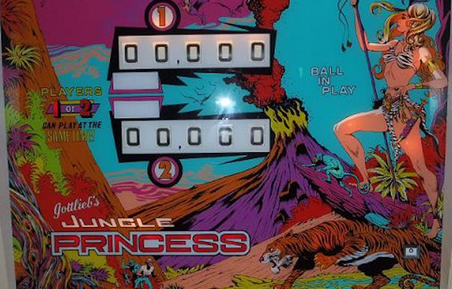Jungle Princess (Gottlieb, 1977)